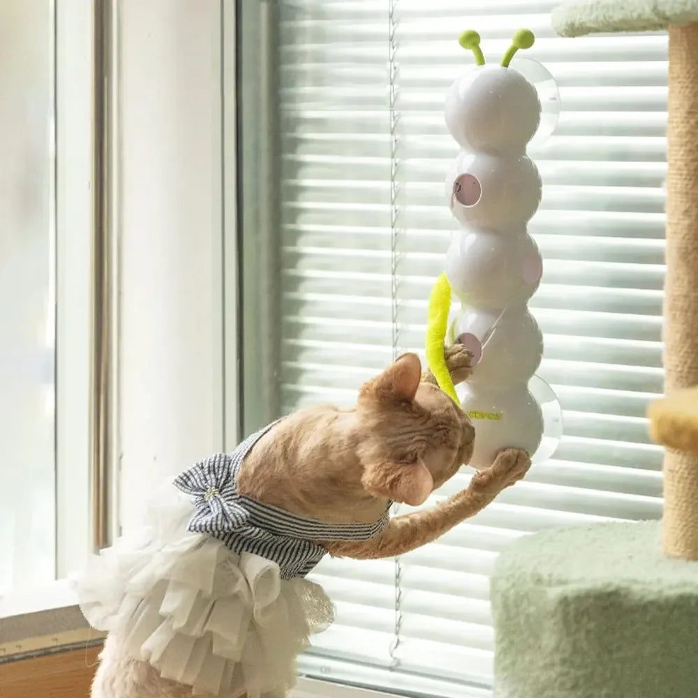 Interactive Caterpillar Cat Toy – Smart Motion Fun for Indoor Cats