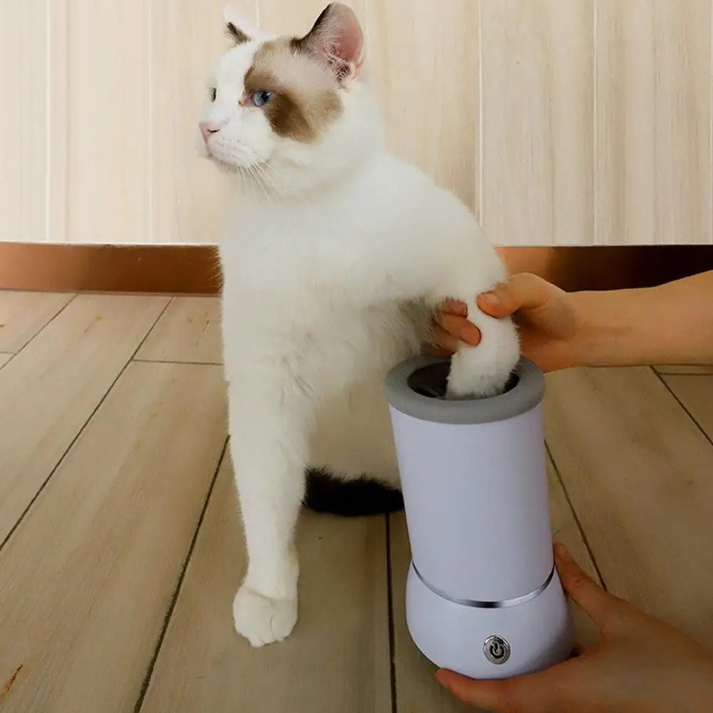 Portable Pet Paw Cleaner – USB Rechargeable Washer & Massager 🐾