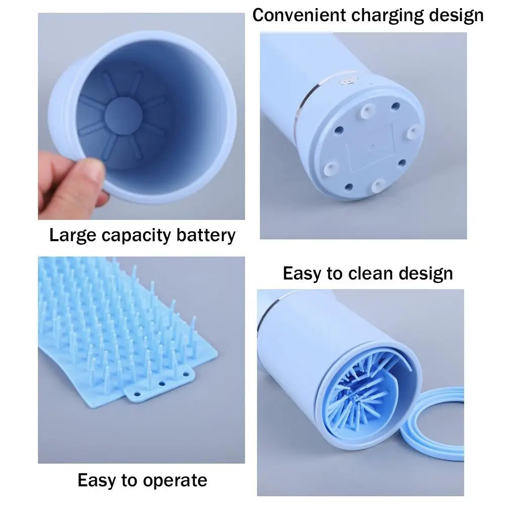 Portable Pet Paw Cleaner – USB Rechargeable Washer & Massager 🐾