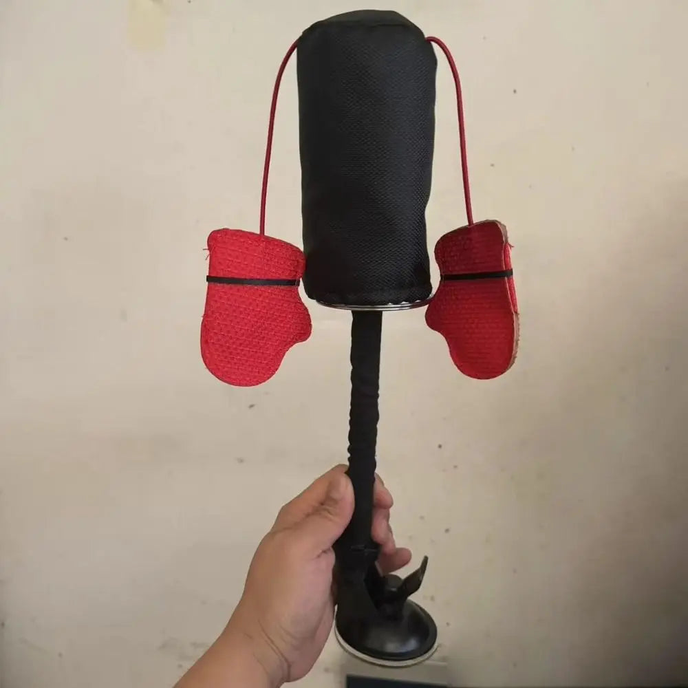 Funny Cartoon Cat Punching Bag Toy – Interactive Indoor Boxing Toy for Bored Cats | Hilarious Pet Toy for Active Indoor Kittens & Adult Cats