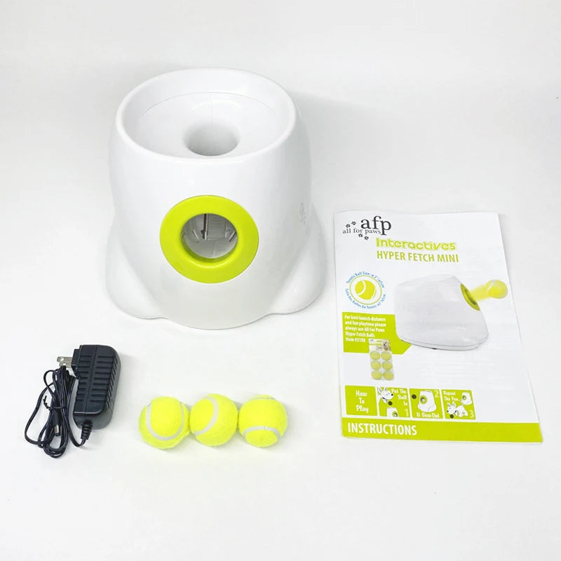 Automatic Dog Ball Launcher – Interactive Tennis Ball Throwing Toy for Dogs
