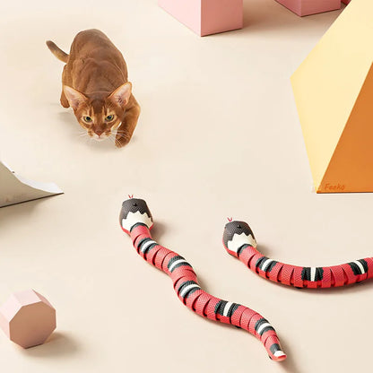 Interactive Snake Cat Toy – Smart Electric USB Charging Pet Toy for Cats & Dogs