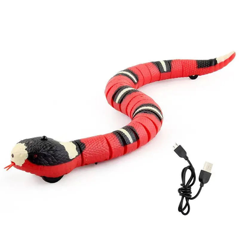 Interactive Snake Cat Toy – Smart Electric USB Charging Pet Toy for Cats & Dogs