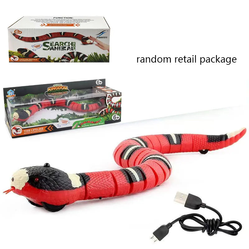 Interactive Snake Cat Toy – Smart Electric USB Charging Pet Toy for Cats & Dogs