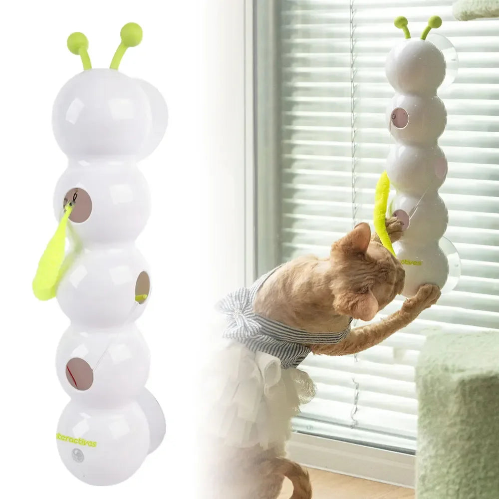 Interactive Caterpillar Cat Toy – Smart Motion Fun for Indoor Cats